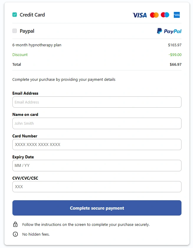 Happyo Order Page